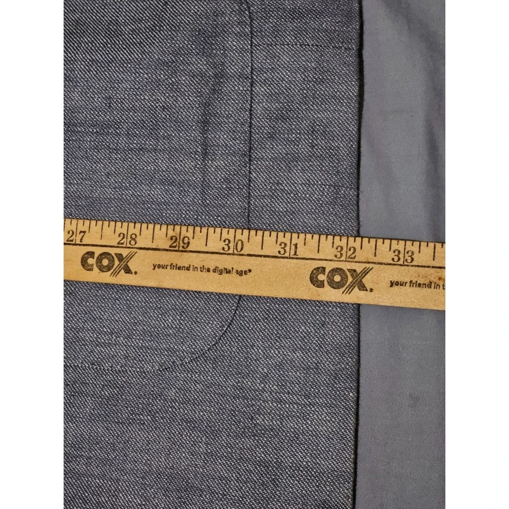 CORNELIANI Blue Wool/Silk/Linen 2Btn EU 60L UK,US‎ 50L Blazer Jacket